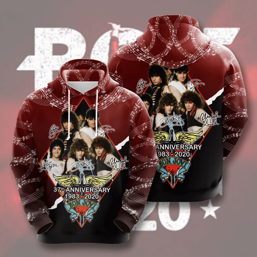 Bon Jovi No216 Custom Hoodie 3D