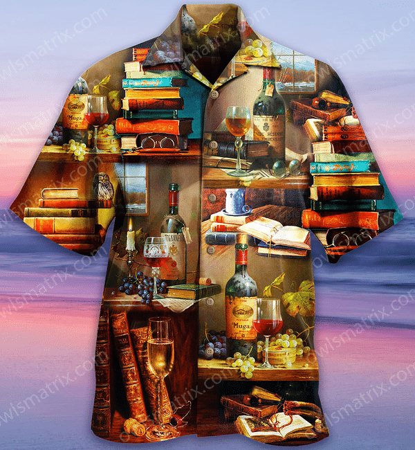 Books And The Smell Of Fine Drink Limited - Hawaiian Shirt Hawaiian Shirt For Men