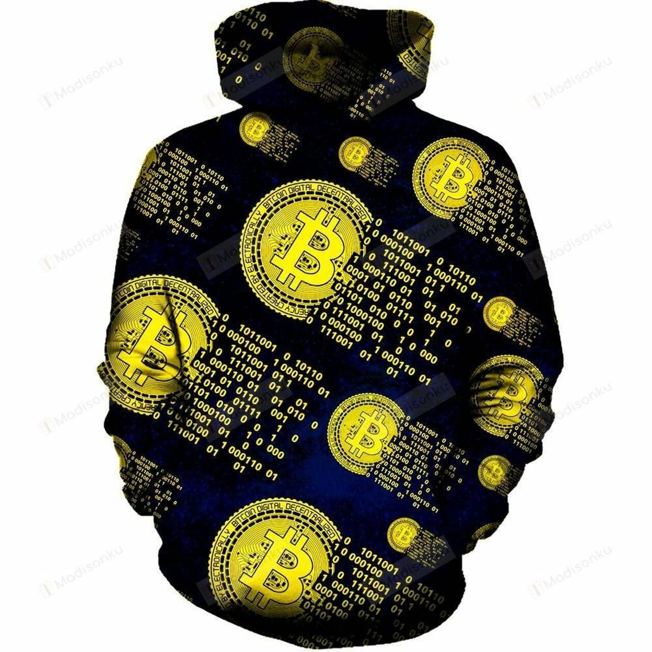 Booming Bitcoin 3d All Over Printed Hoodie