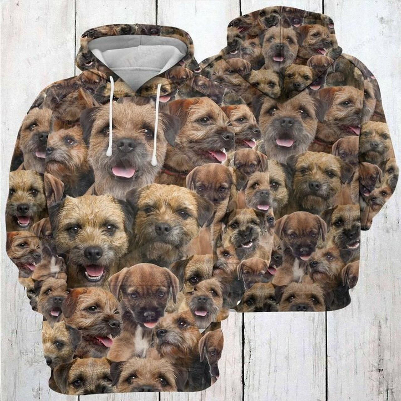 Border Terrier Awesome For Unisex 3d All Over Print Hoodie