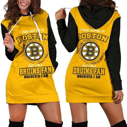 Boston Bruins Womens Hoodie Dress Sweater Dress Sweatshirt Dress 3d All Over Print For Women Hoodie