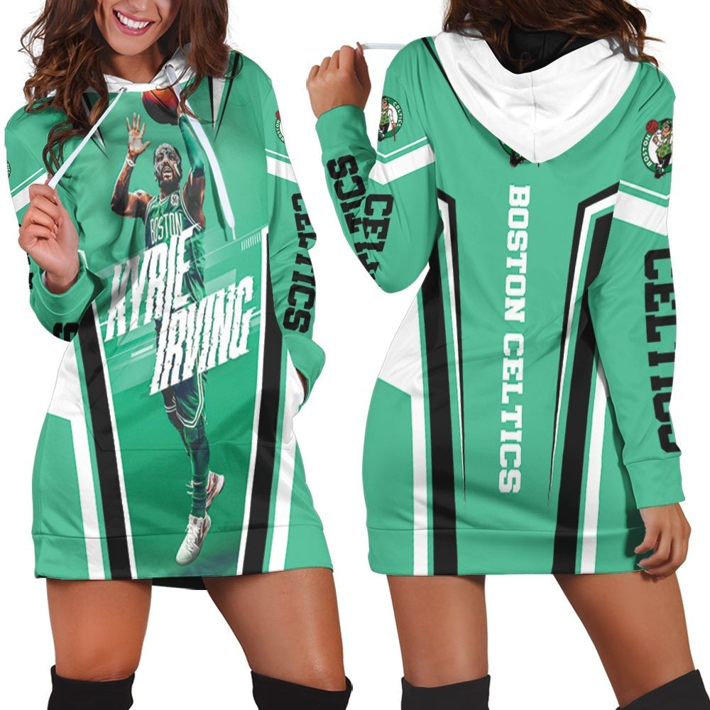 Boston Celtics Kyrie Irving 11 Design Hoodie Dress Sweater Dress Sweatshirt Dress