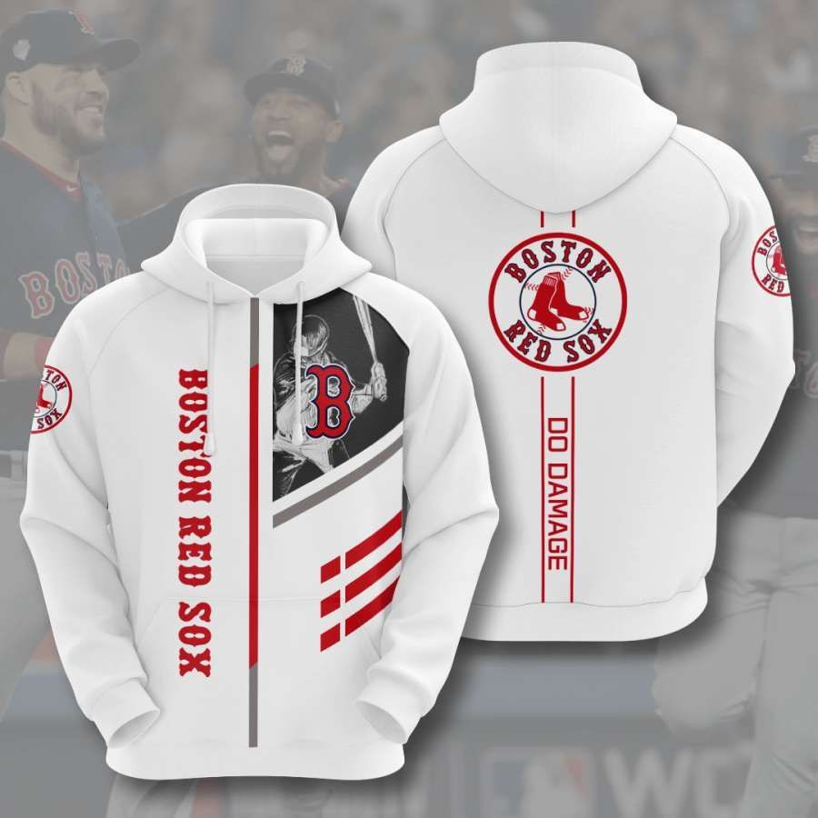 Boston Red Sox No228 Custom Hoodie 3D All Over Print
