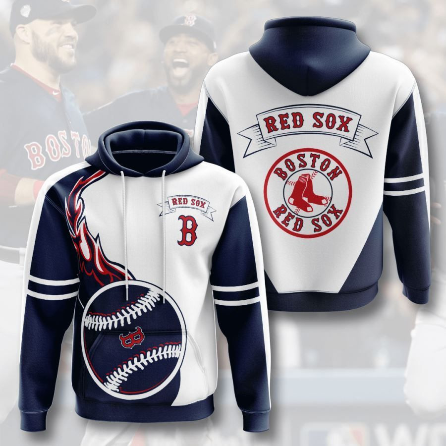 Boston Red Sox No230 Custom Hoodie 3D All Over Print