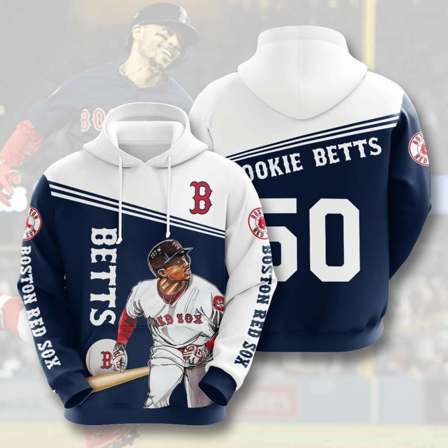 Boston Red Sox No232 Custom Hoodie 3D All Over Print