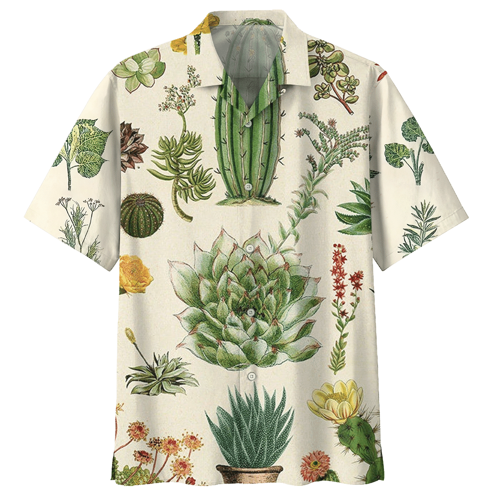 Botanical Hawaiian Shirt - Hawaiian Shirt For Men