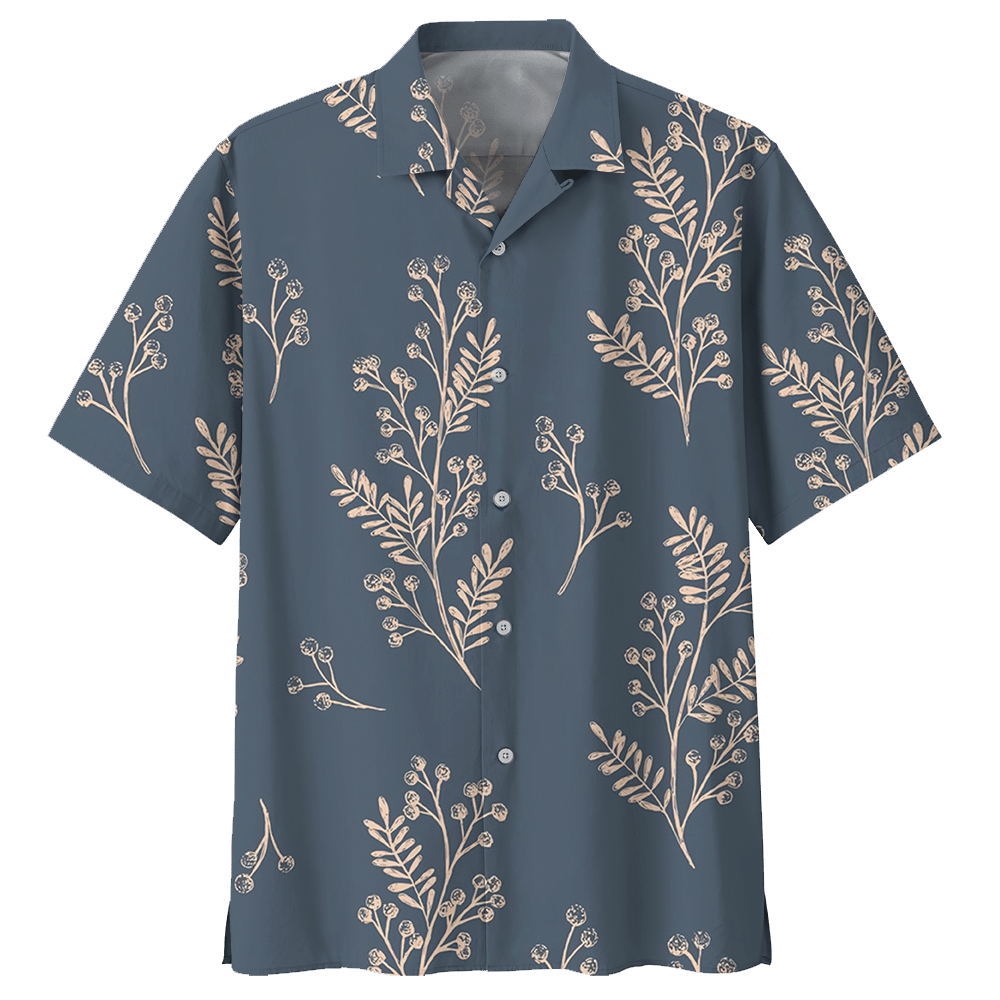 Botanical Hawaiian Shirt - Hawaiian Shirt For Men