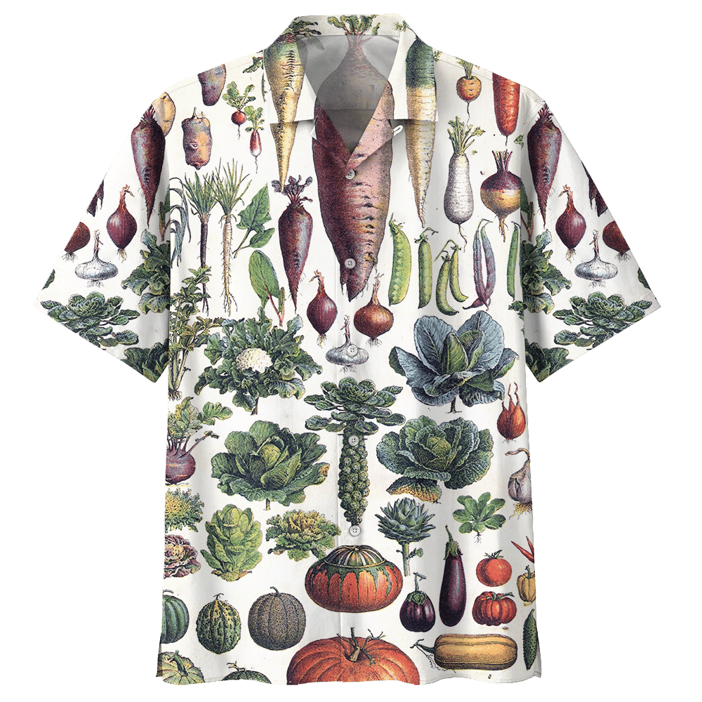 Botanical Hawaiian Shirt - Hawaiian Shirt For Men