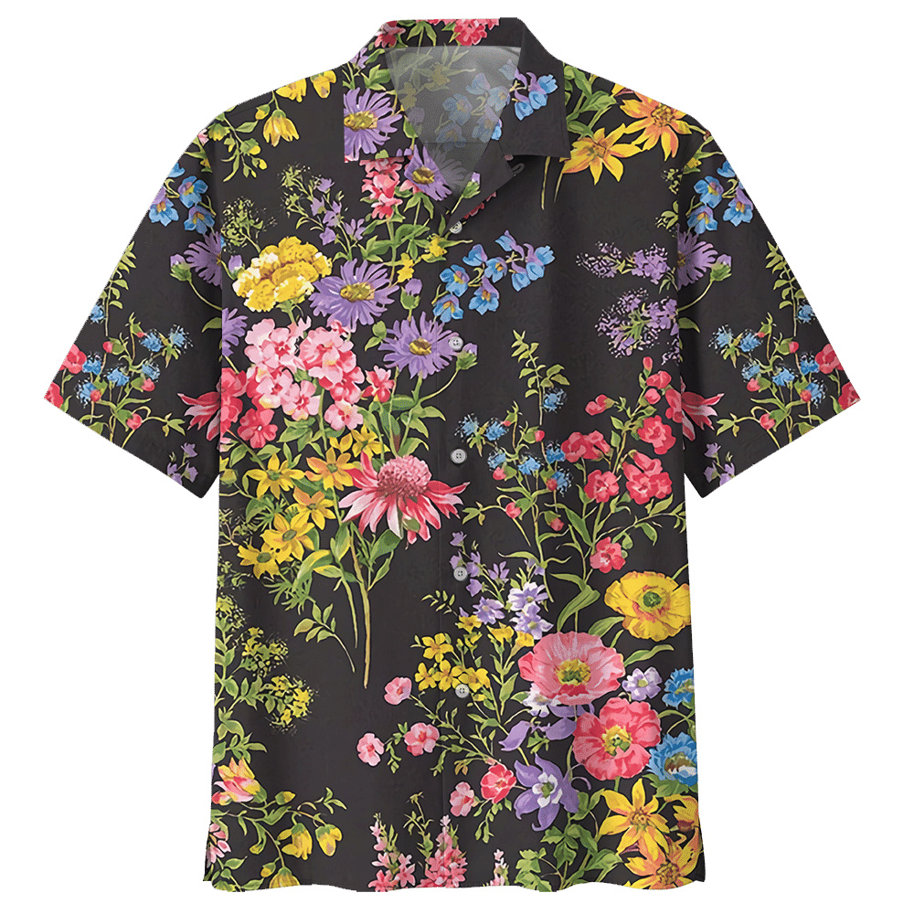 Botanical Hawaiian Shirt - Hawaiian Shirt For Men