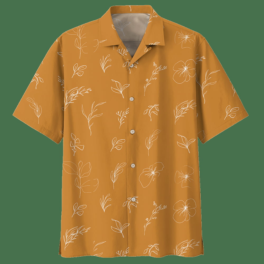 Botanical Hawaiian Shirt - Hawaiian Shirt For Men