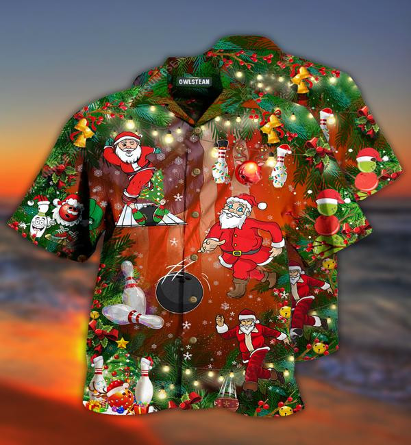 Bowling Do You Wanna Solo Bowling With Santa Claus Limited - Hawaiian Shirt - Hawaiian Shirt For Men