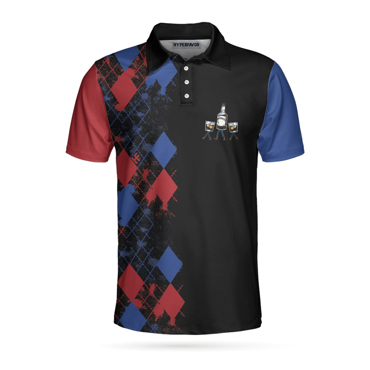 Bowling If Im Drunk Polo Shirt Argyle Pattern Polo Shirt Design Funny Bowling Shirt For Male Players