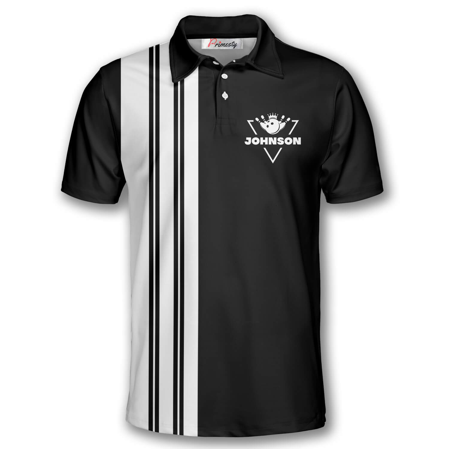 Bowling With a Chance of Cussing Custom Polo Bowling Shirts for Men