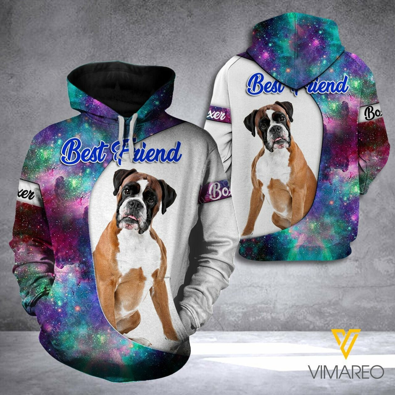 Boxer 3d All Over Print Hoodie