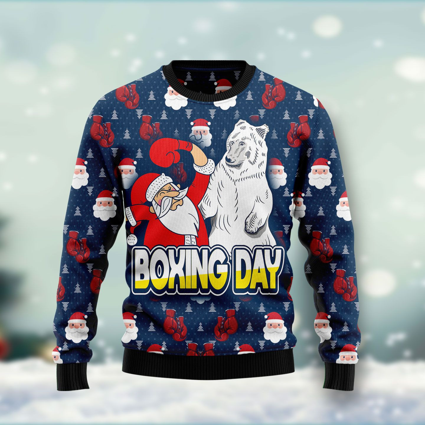 Boxing Day Ugly Christmas Sweater Ugly Sweater For Men Women