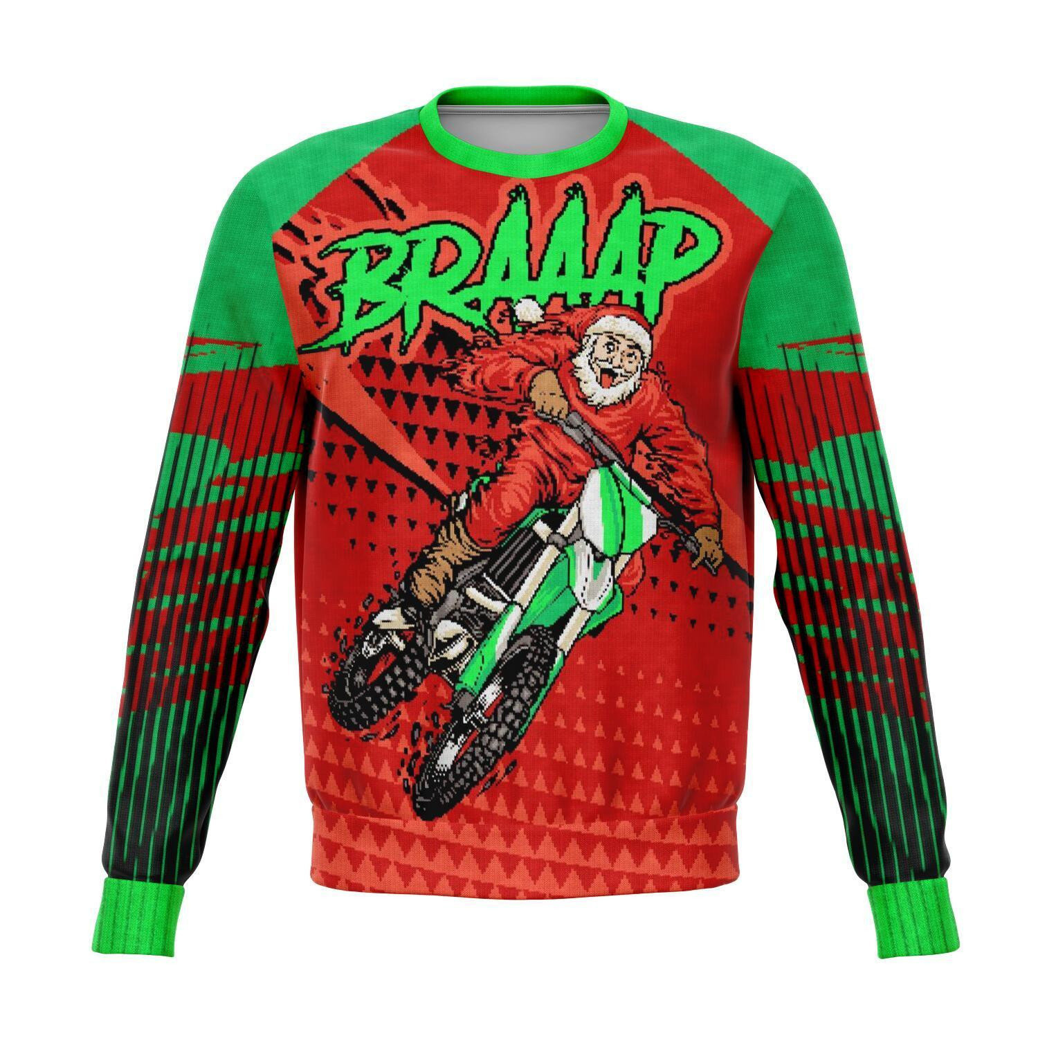 Braaap Ugly Christmas Sweater Ugly Sweater For Men Women