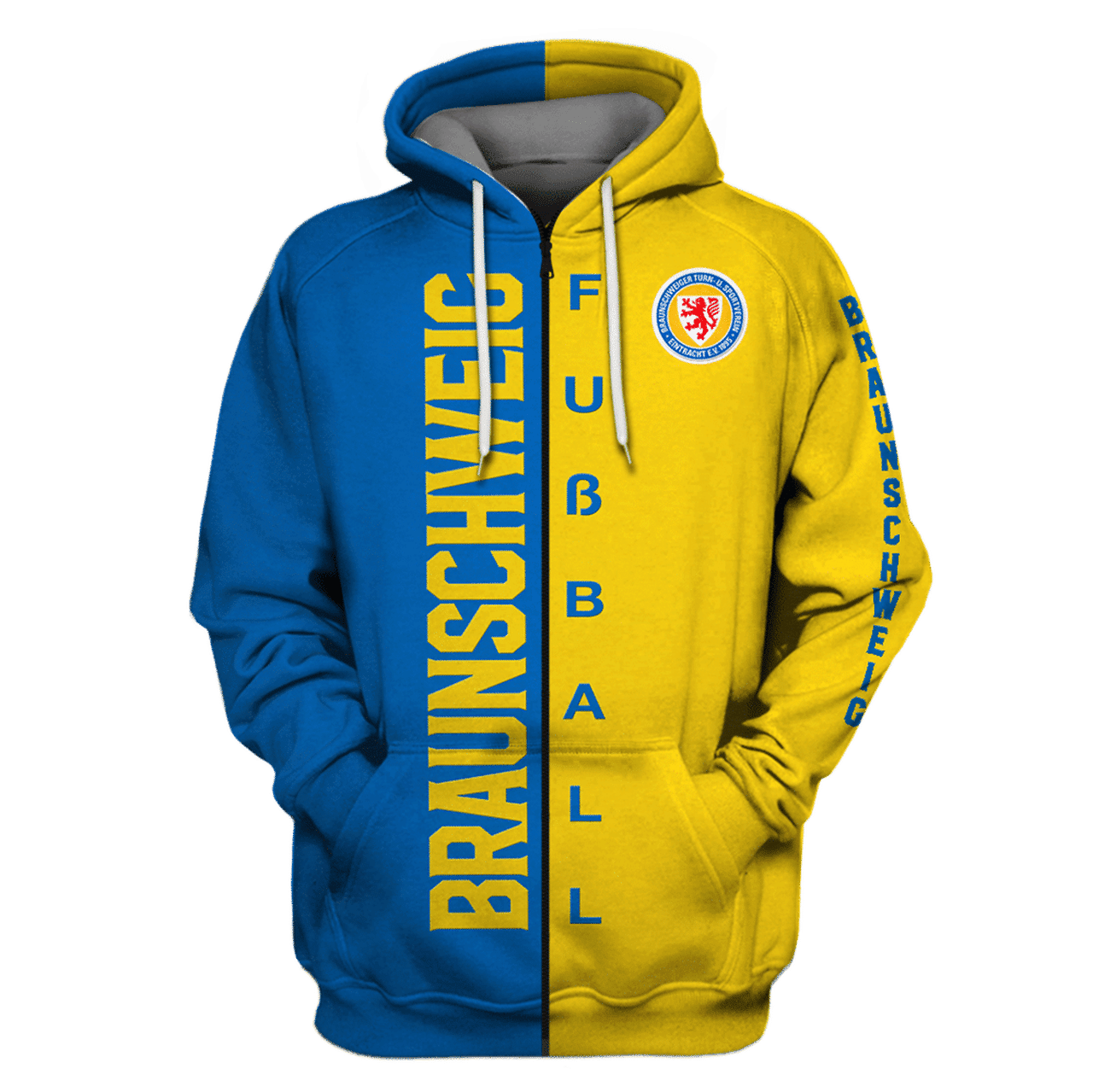 Braunschweig Fubball Unisex 3d All Over Print Hoodie