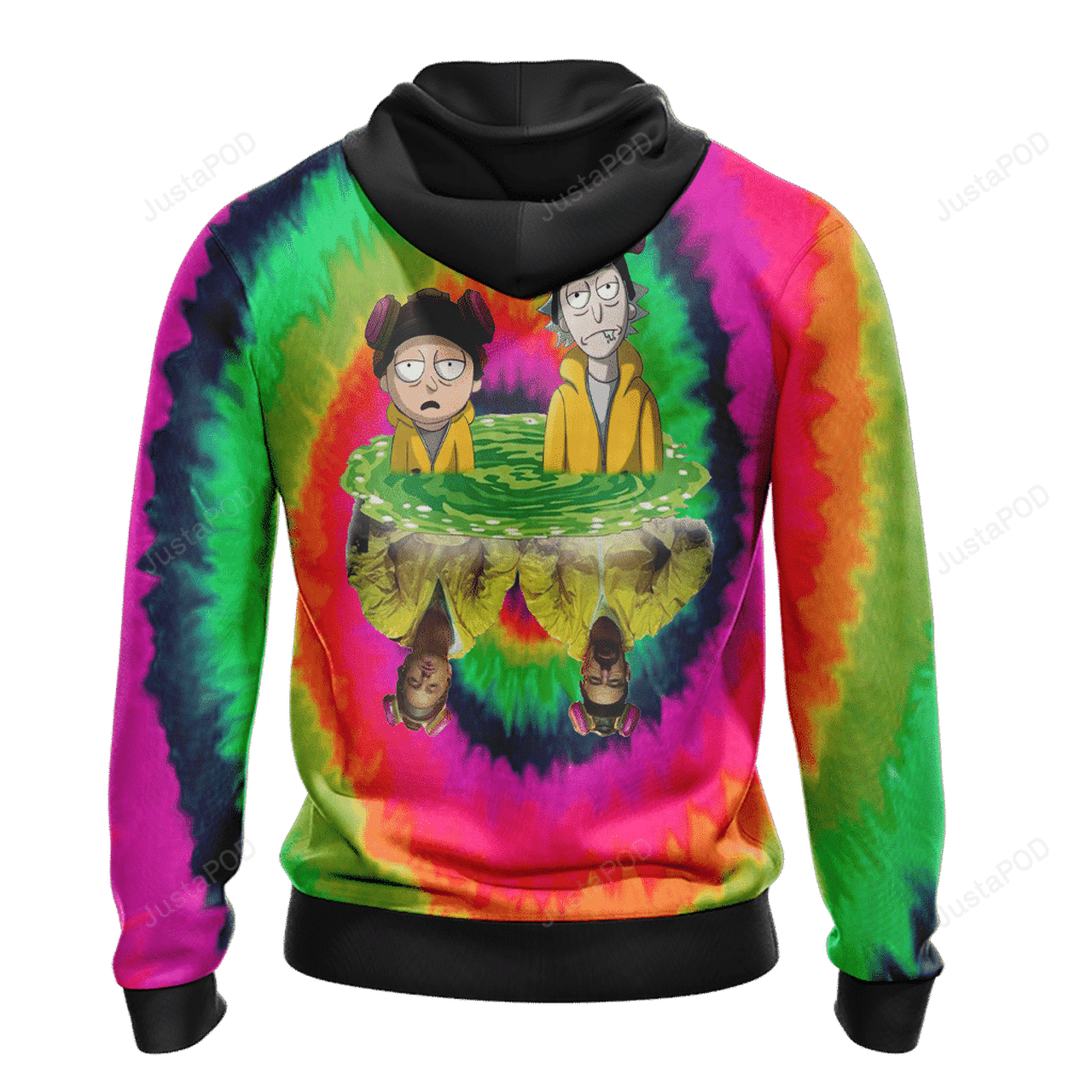 Breaking Bad Rick And Morty 3d All Over Print Hoodie