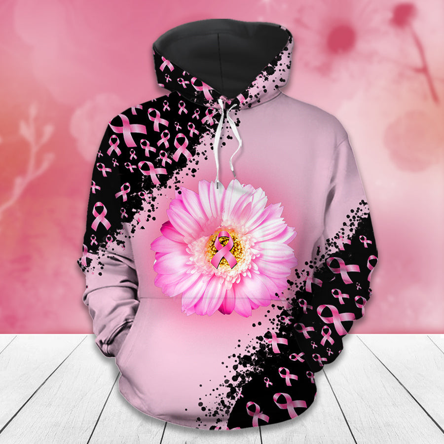 Breast Cancer Awareness Month I Wear Pink Survivor Breast Pain Fight Like A Girl Hoodie