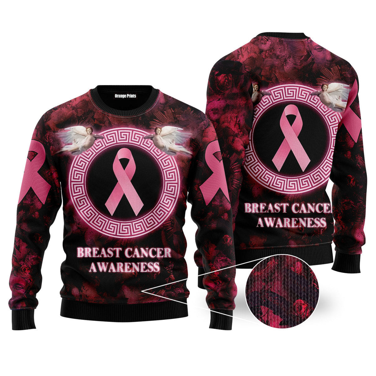 Breast Cancer Awareness Ugly Christmas Sweater Ugly Sweater For Men Women