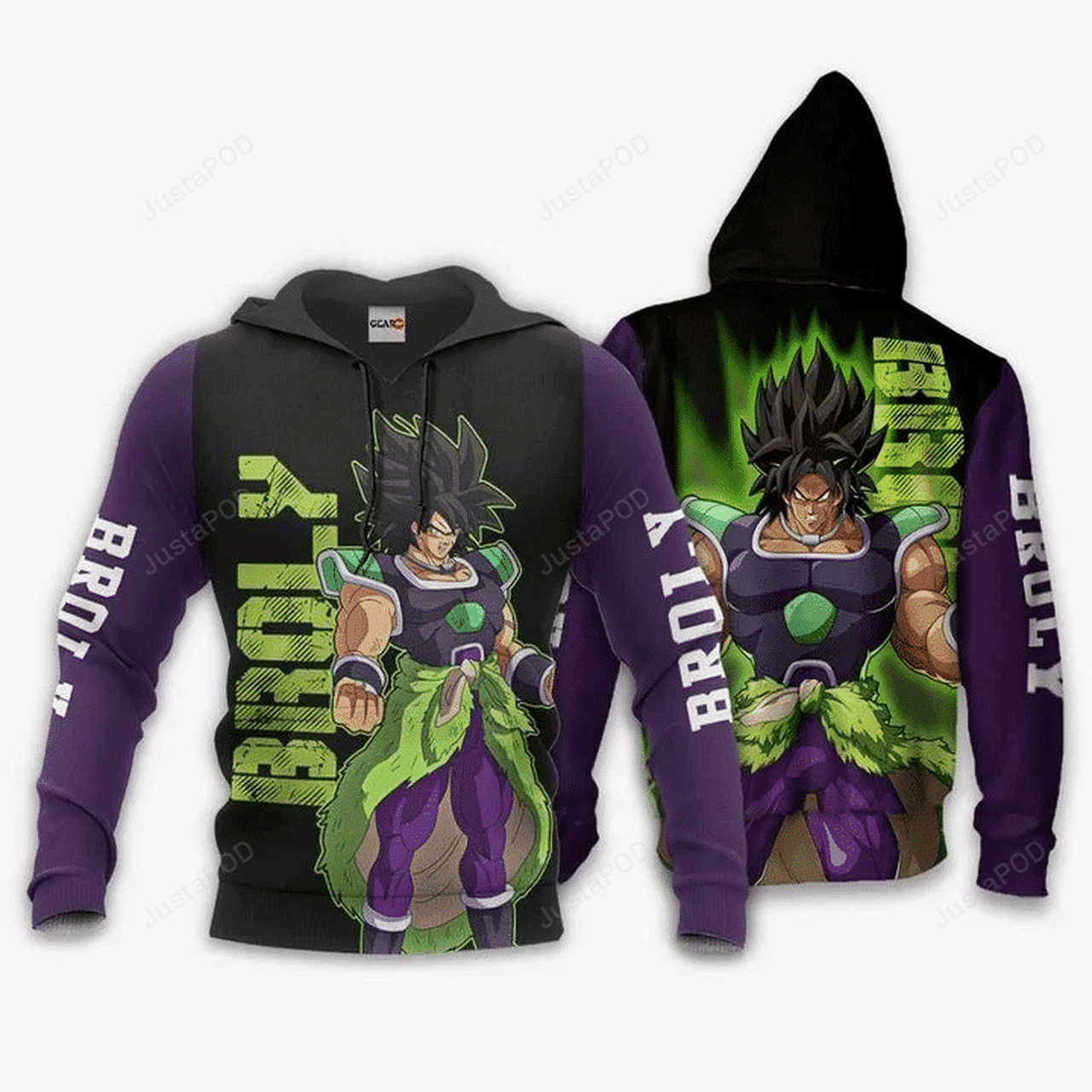 Broly Anime Manga Dragon Ball 3d All Over Print Hoodie