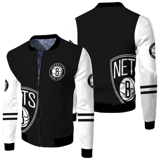 Brooklyn Nets Fleece Bomber Jacket