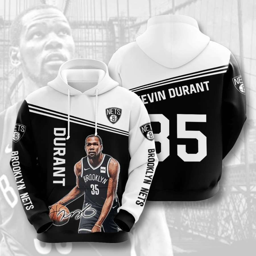 Brooklyn Nets No248 Custom Hoodie 3D All Over Print