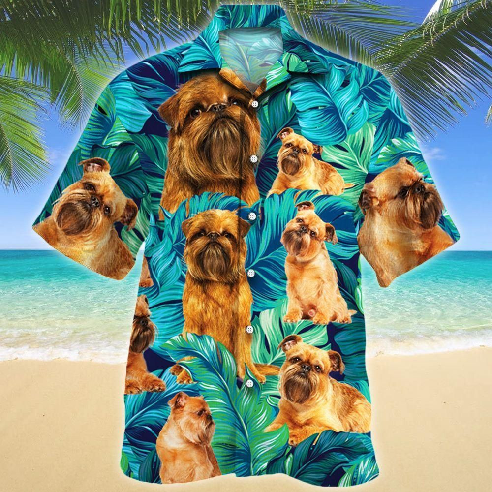 Brussels Griffon Dog Lovers Aloha Hawaiian Shirt Colorful Short Sleeve Summer Beach Casual Shirt For Men And Women