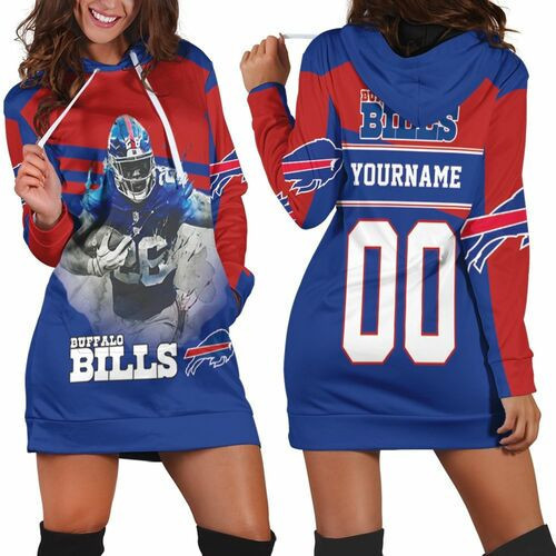 Buffalo Bills 26 Boobie Dixon Afc East Champs Personalized Hoodie Dress Sweater Dress Sweatshirt Dress
