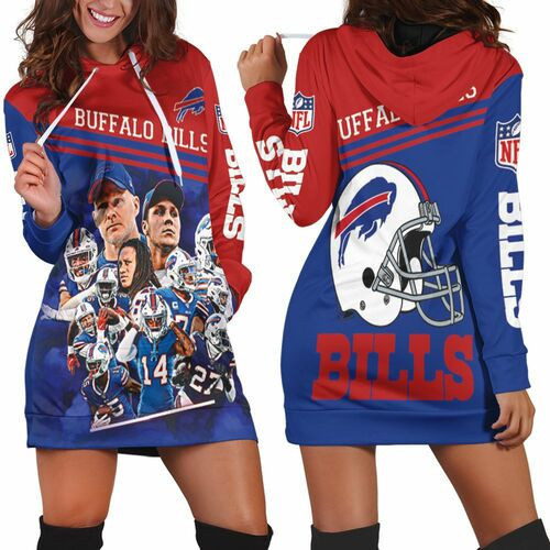 Buffalo Bills Afc 2020 East Division Champions Hoodie Dress Sweater Dress Sweatshirt Dress