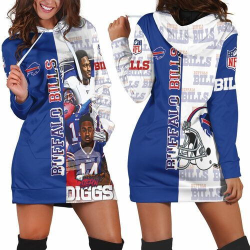 Buffalo Bills Afc East 2020 Stefon Diggs Hoodie Dress Sweater Dress Sweatshirt Dress