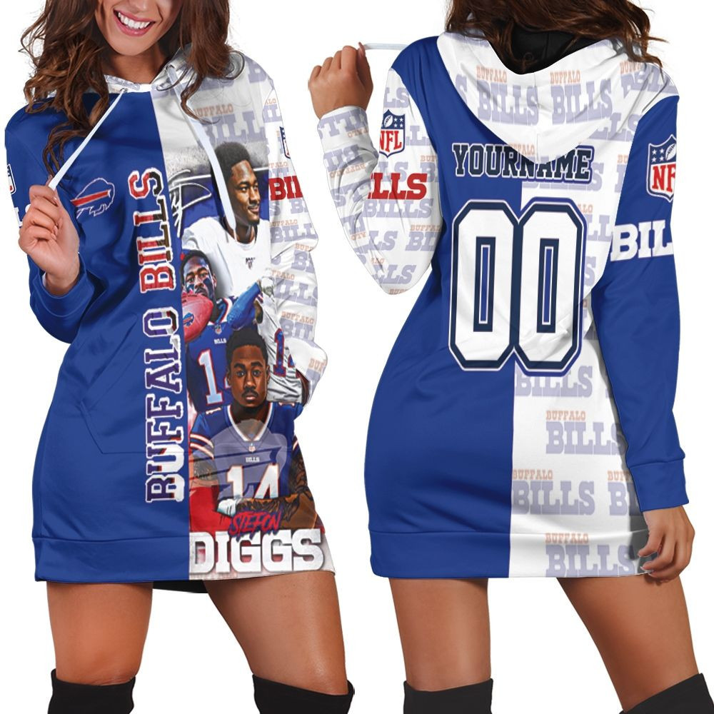 Buffalo Bills Afc East 2020 Stefon Diggs Personalized Hoodie Dress Sweater Dress Sweatshirt Dress