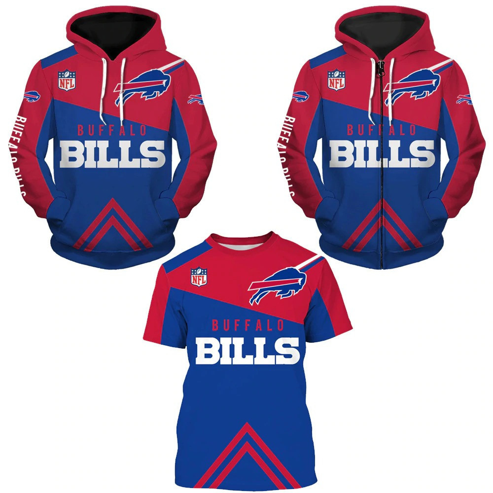 Buffalo Bills Clothing T-Shirt Hoodies For Men Women Size S-5XL