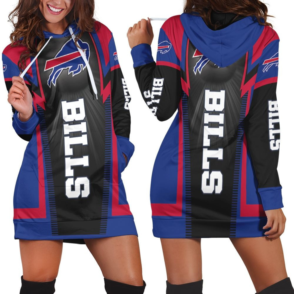 Buffalo Bills For Fans Hoodie Dress Sweater Dress Sweatshirt Dress