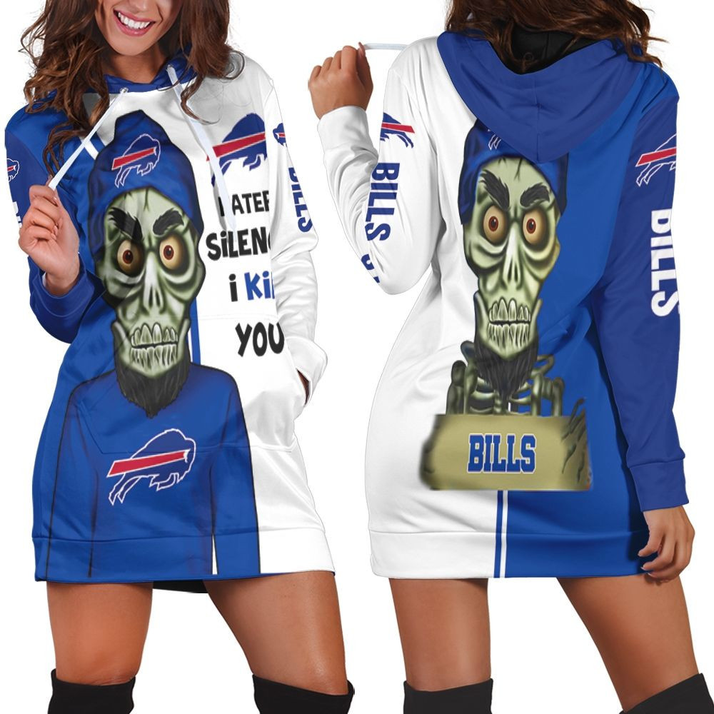 Buffalo Bills Haters I Kill You 3d Hoodie Dress Sweater Dress Sweatshirt Dress