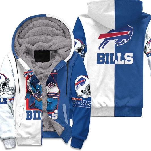 Buffalo Bills Mascot 2020 Afc East Champions Fleece Hoodie