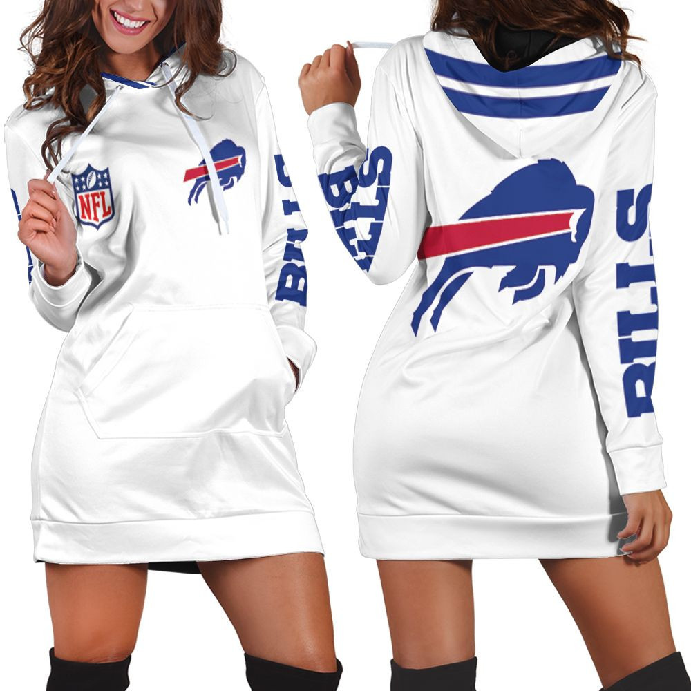 Buffalo Bills Nfl Bomber Jacket 3d Hoodie Dress Sweater Dress Sweatshirt Dress