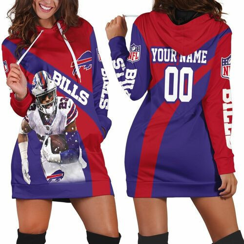 Buffalo Bills Number 23 Aaron Williams With Sign Personalized Hoodie Dress Sweater Dress Sweatshirt Dress