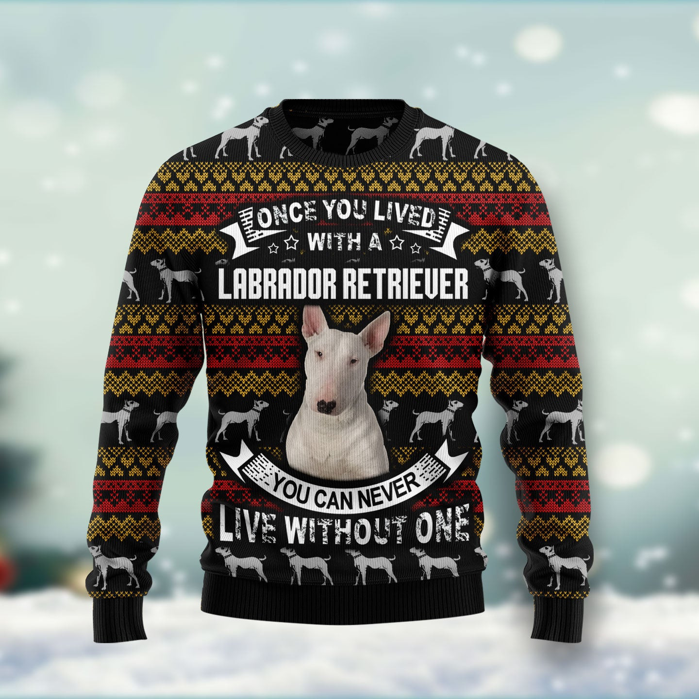 Bull Terrier Ugly Christmas Sweater, Ugly Sweater For Men Women, Holiday Sweater
