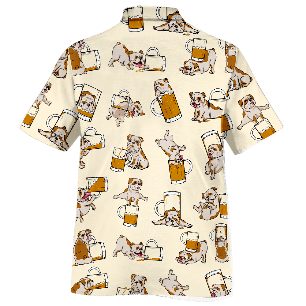Bulldog Beer Hawaiian Shirt For Men Women