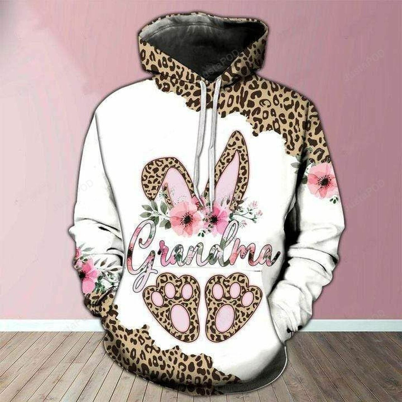 Bunny Leopard 3d All Over Print Hoodie