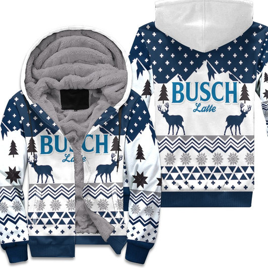 Busch Latte Christmas Gift Jersey Fleece Hoodie