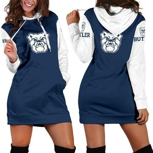 Butler Bulldogs Hoodie Dress Sweater Dress Sweatshirt Dress 3d All Over Print For Women Hoodie