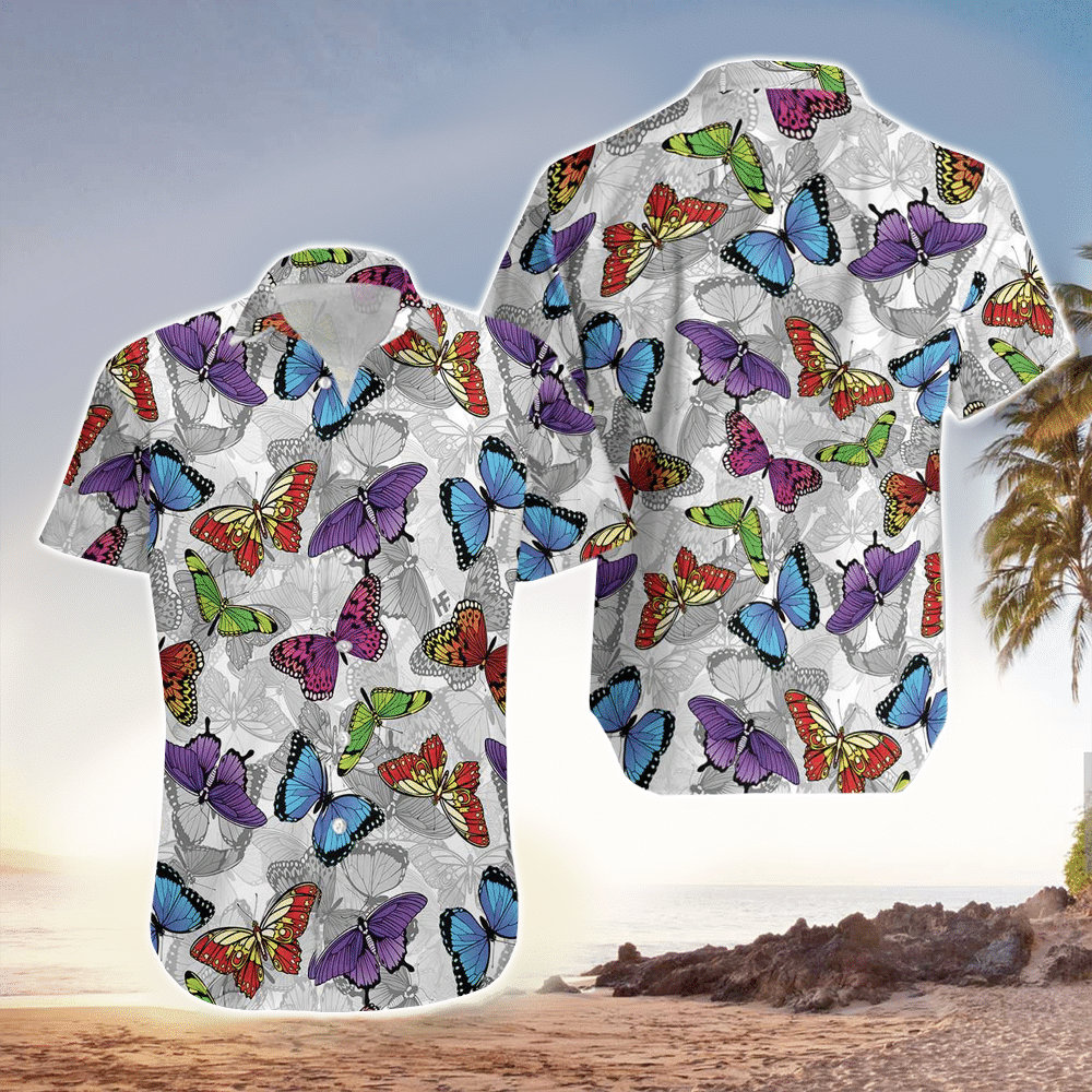 Butterflies Hawaiian Shirt Perfect Gift Ideas For Butterflies Lover Shirt For Men and Women