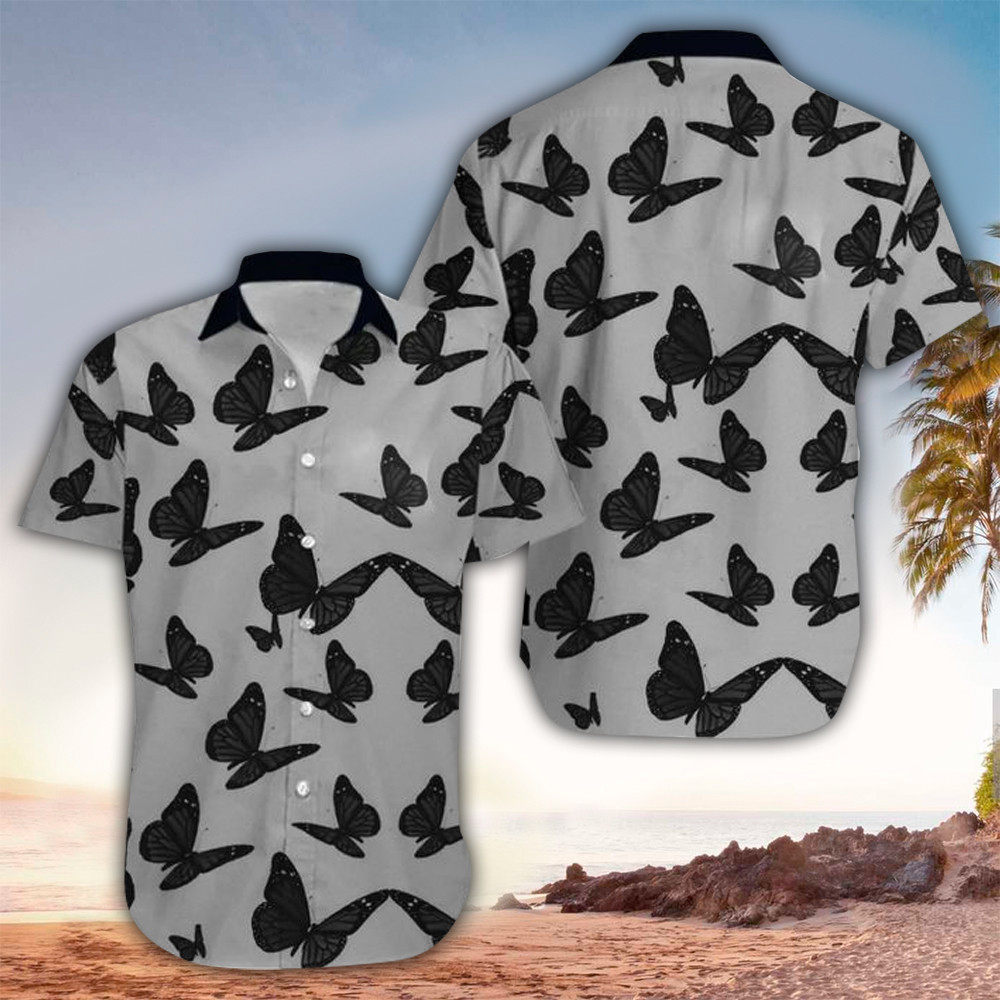 Butterfly Aloha Shirt Hawaiian Shirt For Butterfly Lovers Shirt For Men and Women