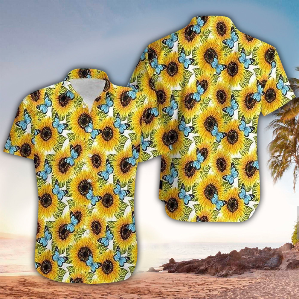 Butterfly Aloha Shirt Perfect Hawaiian Shirt For Butterfly Lover Shirt For Men and Women
