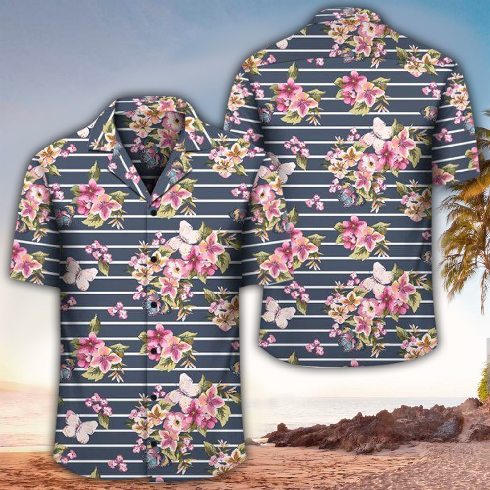 Butterfly Hawaiian Shirt Butterfly Lover Gifts Shirt For Men and Women