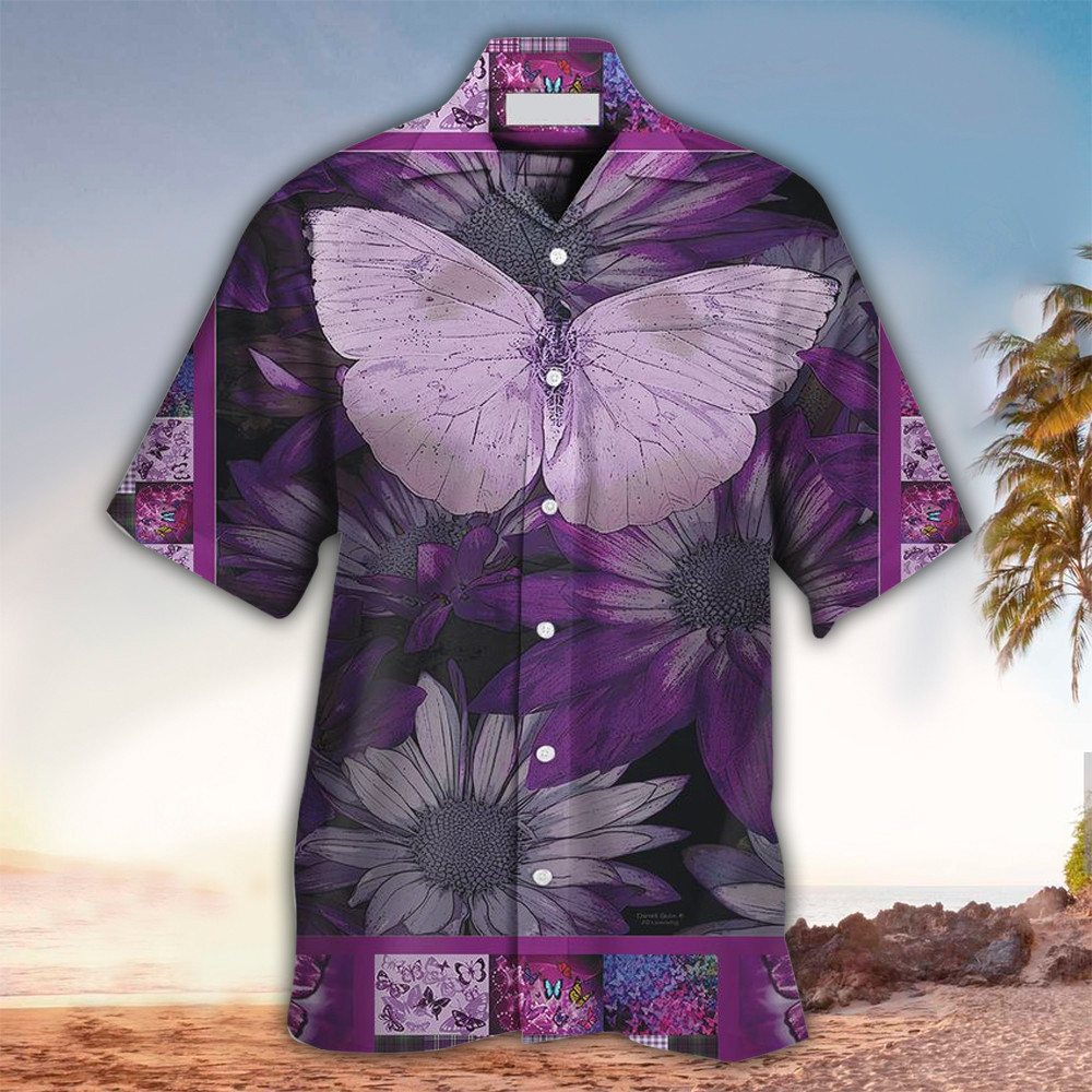 Butterfly Hawaiian Shirt Butterfly Shirt For Butterfly Lover Shirt For Men and Women