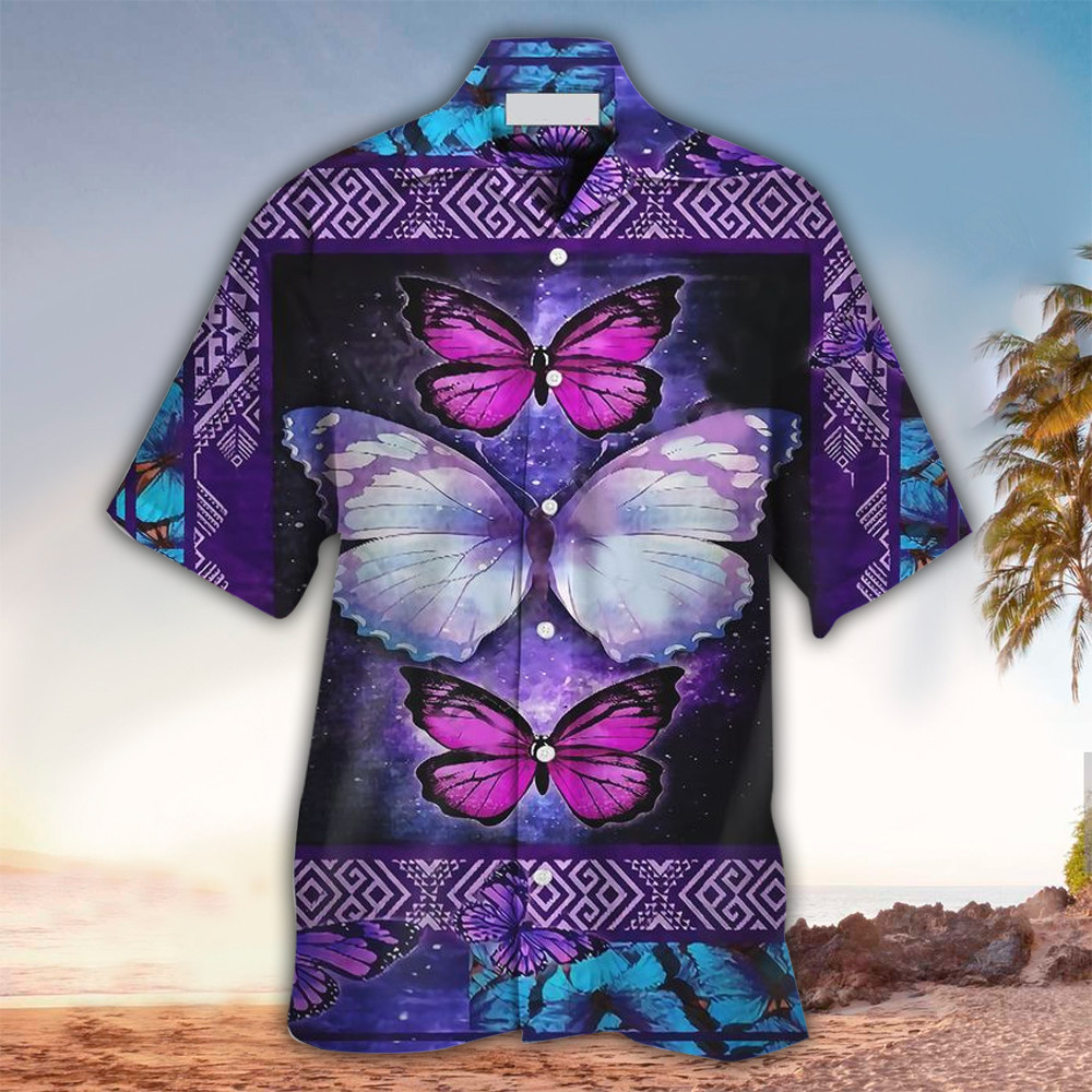 Butterfly Hawaiian Shirt Butterfly Shirt For Butterfly Lover Shirt For Men and Women