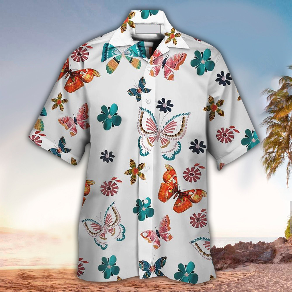 Butterfly Hawaiian Shirt Butterfly Shirt For Butterfly Lover Shirt For Men and Women